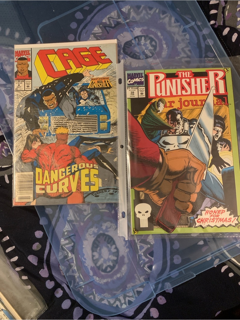 Marvel Comics Cage & The Punisher — Red, Blue, Yellow Covers